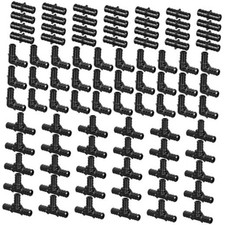 1/2" Poly PPSU Barb Crimp PEX Fitting, 90pcs PEX Fitting 1/2" Combo, 90pcs