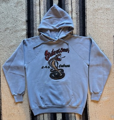 Vintage 80s Strike Of Death Cobra ISG Singleton Hoodie Discuss Size Large