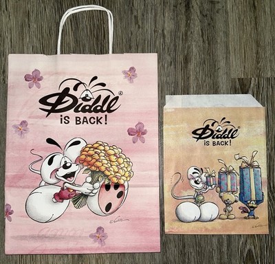 Diddl is Back bags DE 2026, 1x bag with handle & 1x A5 bag, new and unused!