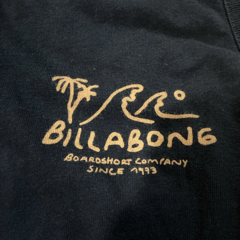 Billabong шорты компании черный Майка мужской большой 100% хлопок - Изображение 2 из 4