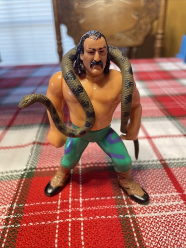 1990 WWF Hasbro 5 Wrestling Figure Jake the Snake ...