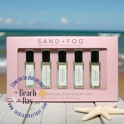 Sand + Fog Discovery Set Perfume Oil Rollerball Eau De Parfum 5 Set Pistachio +