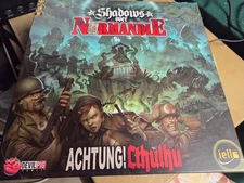 Shadows Over Normandie (Board Game) Acthung Cthulhu UNPLAYED