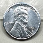 1943-S Lincoln Wheat Steel Cent BU