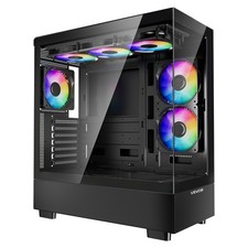 Mid-Tower ATX PC Gaming Case Computer Case With 6 X 120 Mm PWM ARGB Fans