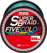Yo-Zuri Super Braid Five Color - 660 Yards