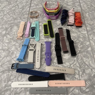 Lot of Multicolor Silicone cloth leather Smartwatch Straps, Universal Compatible