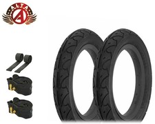 ALTA 12½ x 2¼ Tire Set – Slick/Smooth Tread - w/90d Schrader Valve Tubes, 6pc.