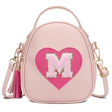 Purse Gifts for Girls Cute Little Girl Crossbody Bag Heart Kids Small Backpack