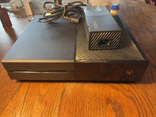 Microsoft Xbox One 1540 Black System Console Only For Parts Or Repairs Untested