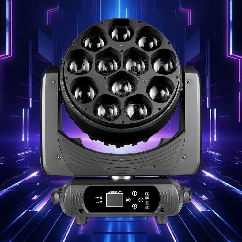 480W RGBW LED Moving Head Wash Light – 12x40W Beam Effect Stage Lighting Clubs - Image 2 of 4