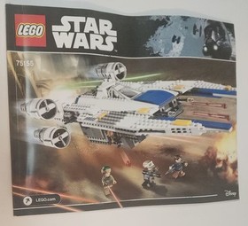 LEGO Star Wars 75155 Rebel U Wing Fighter Retired Instruction Manual Only
