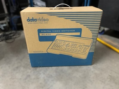 Datavideo SE-650 Digital Video Switcher Console w/ Power Adapter 