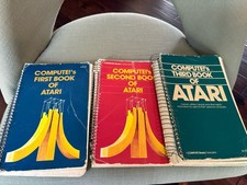 vintage Atari 400 800 Computer Computes First, Second And Third Book