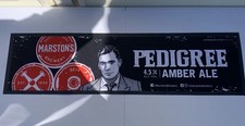 Marston's  Pedigree bar runner.Bar Matt man cave