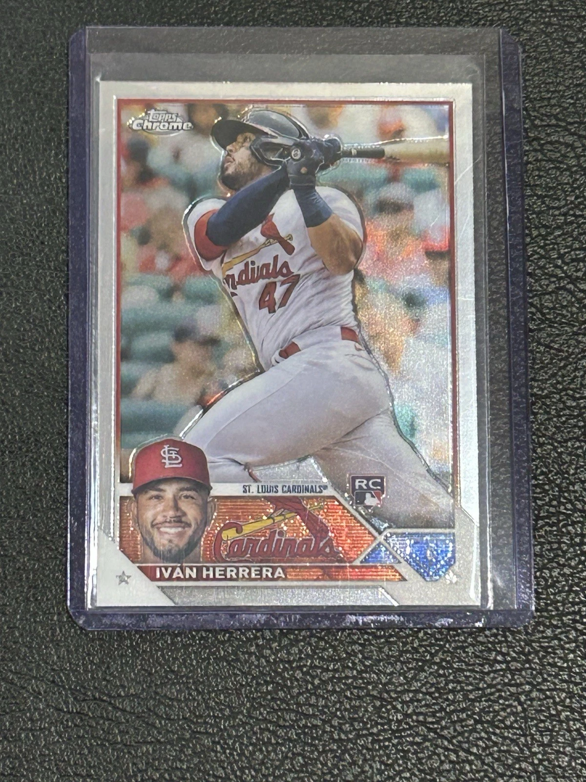 Ivan Herrera 2023 Topps Chrome Rookie Card #177 Cardinals RC B3