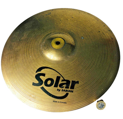 Instrument Musik Trommel Becken Solar Sabian 14'' Hi Hat Metal ncb
