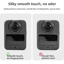 Silicone Protective Case for DJI OSMO360: , Anti-Drop Design in Black