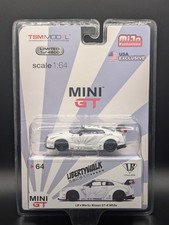 1:64 MINI GT LB WORKS Nissan GTR R35 White #64 LHD