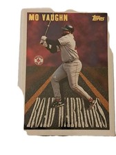 1996 Topps - Road Warriors Mo Vaughn #RW 18  Insert Card Boston Red Sox MLB