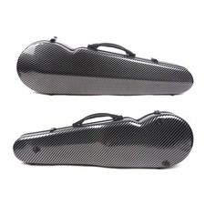Advance Black 4/4 Violin Case Carbon Fiber Hard Light Violin Box with Straps