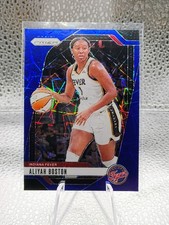 2024 Aliyah Boston Panini WNBA Blue Lazor Prizm Basketball #3 Indiana Fever