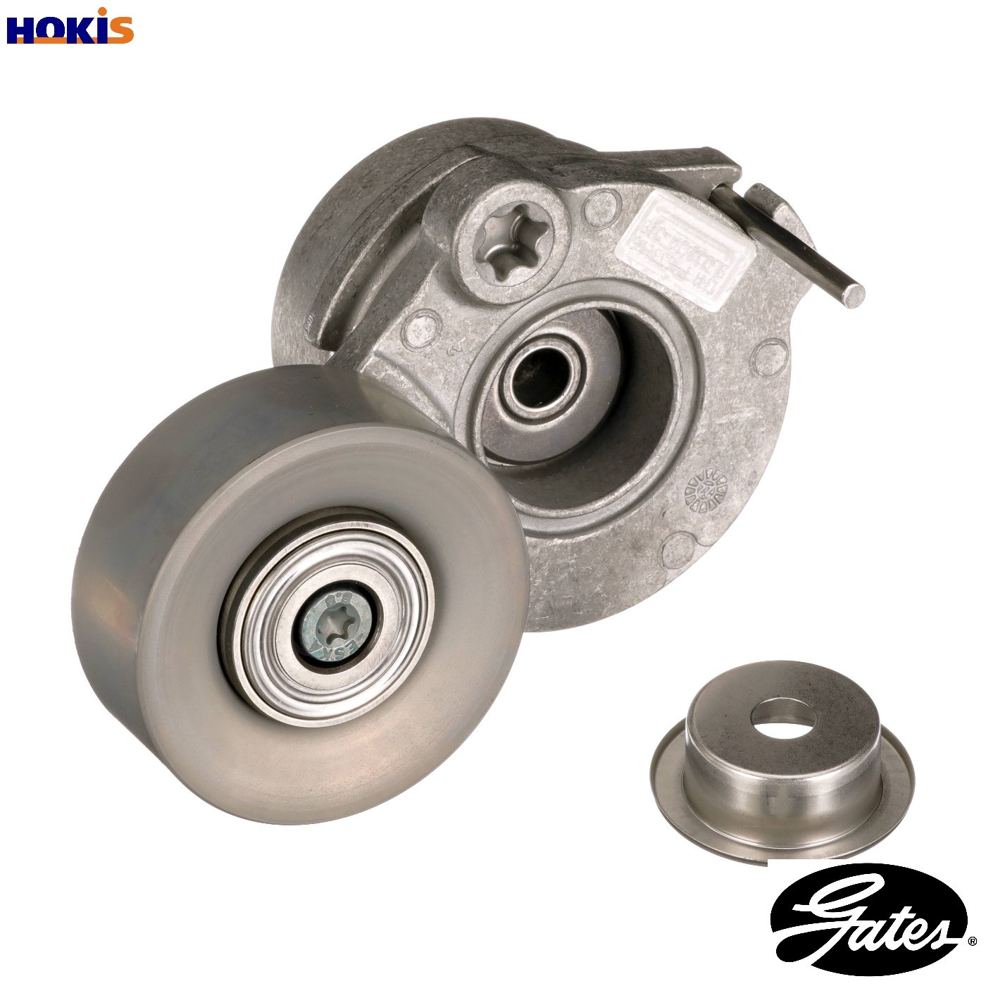 Gates T39498 V-Ribbed Belt Belt Tensioner Fits Audi A8 Q7 VW Amarok Touareg - Image 5