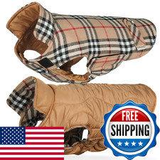 Vivaglory Softjoy Dog Coat Dog Jacket For Winter Christmas Coat Harness Hole