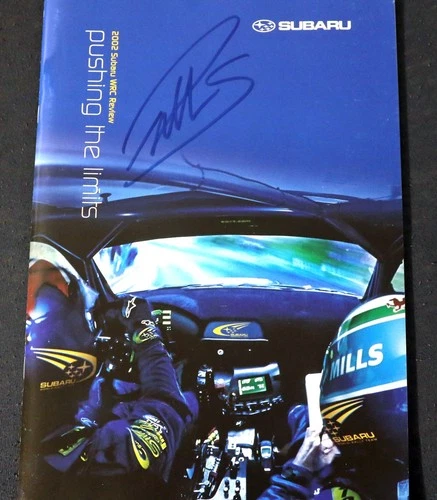 Petter Solberg signed Subaru Impreza WRC season review 2002