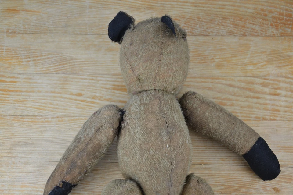 OURS ancien garniture Paille Steiff Teddy ? Articulé  1920 - Photo 4/4
