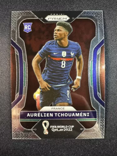 Aurelien Tchouameni 2022 Panini Prizm World Cup Rookie Prizm France