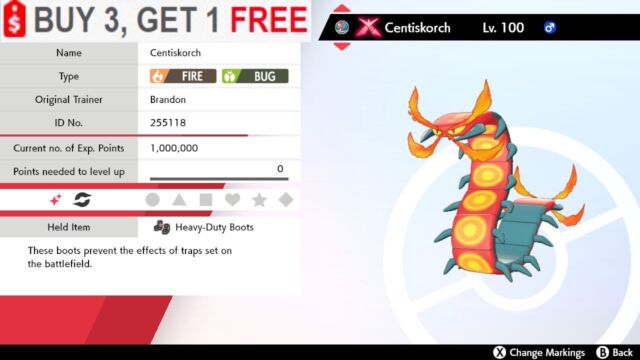 ✨Shiny Centiskorch✨Pokemon Sword and Shield Gmax Perfect IV ✨Shiny Centiskorch✨Pokemon Sword and Shield Gmax Perfect IV
