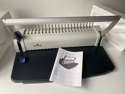 Pavo manuelle Kammbindemaschine mit Rexel PVC-Bezügen und Ledernarbenbezügen