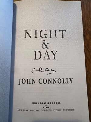 Night and Day by John Connolly Signed 1st USA Paperback Brand New Stories