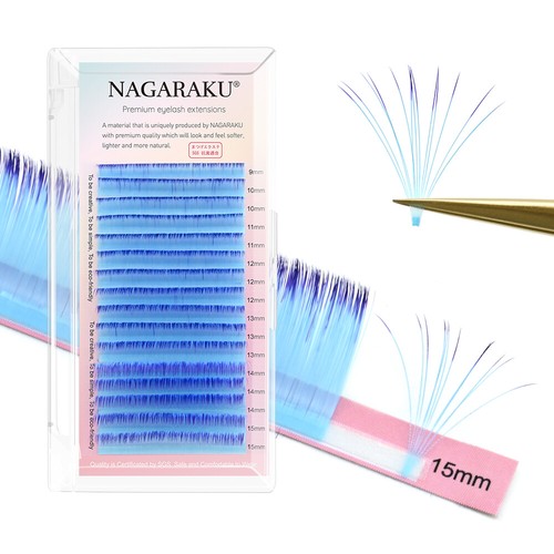 NAGARAKU Ombre Easy Fanning Eyelash Extension Auto fan Fast Bloom Flowering Lash - Picture 12 of 18