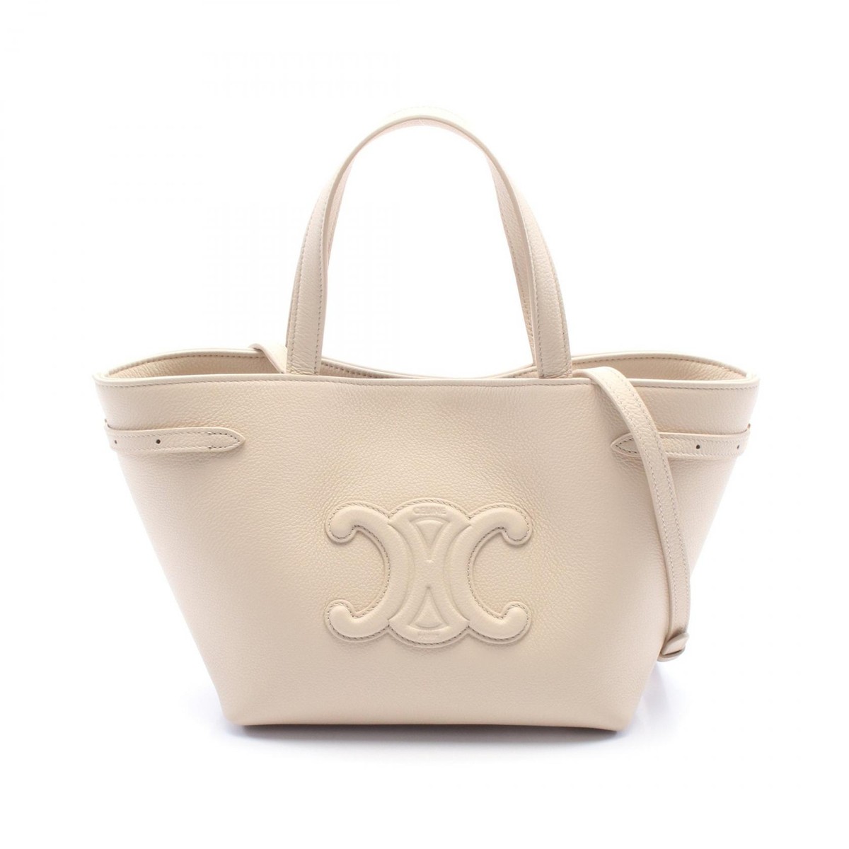 CELINE Mini Cabas Anais Cuir Triomphe Tote 2way crossbody