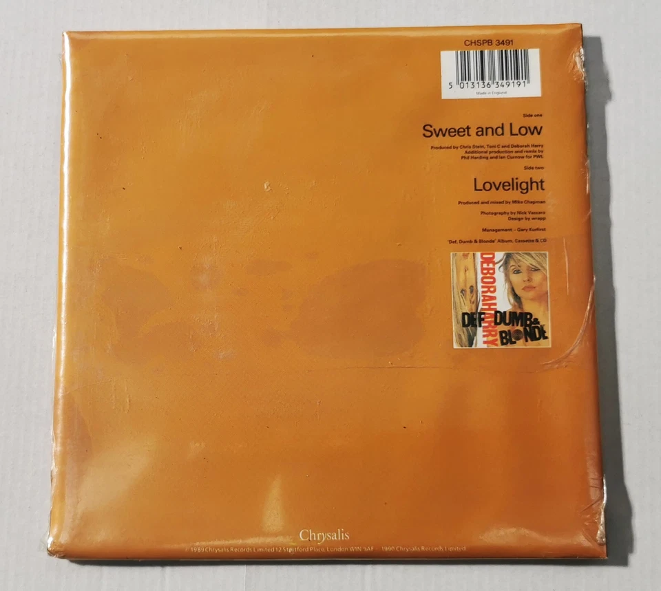 BLONDIE DEBBIE HARRY 7" Sweet And Low POSTERBAG SEALED in Original plastic UNPLA - Image 4 of 4