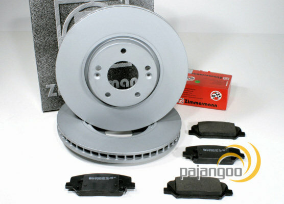 Zimmermann Bremsscheiben 266 Mm BremsbeläGe Vorne FüR Citroen DS3-image