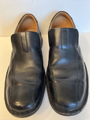 Clarks Collection Soft Cushion -Ortholite Mens Black Leather  display picture 3