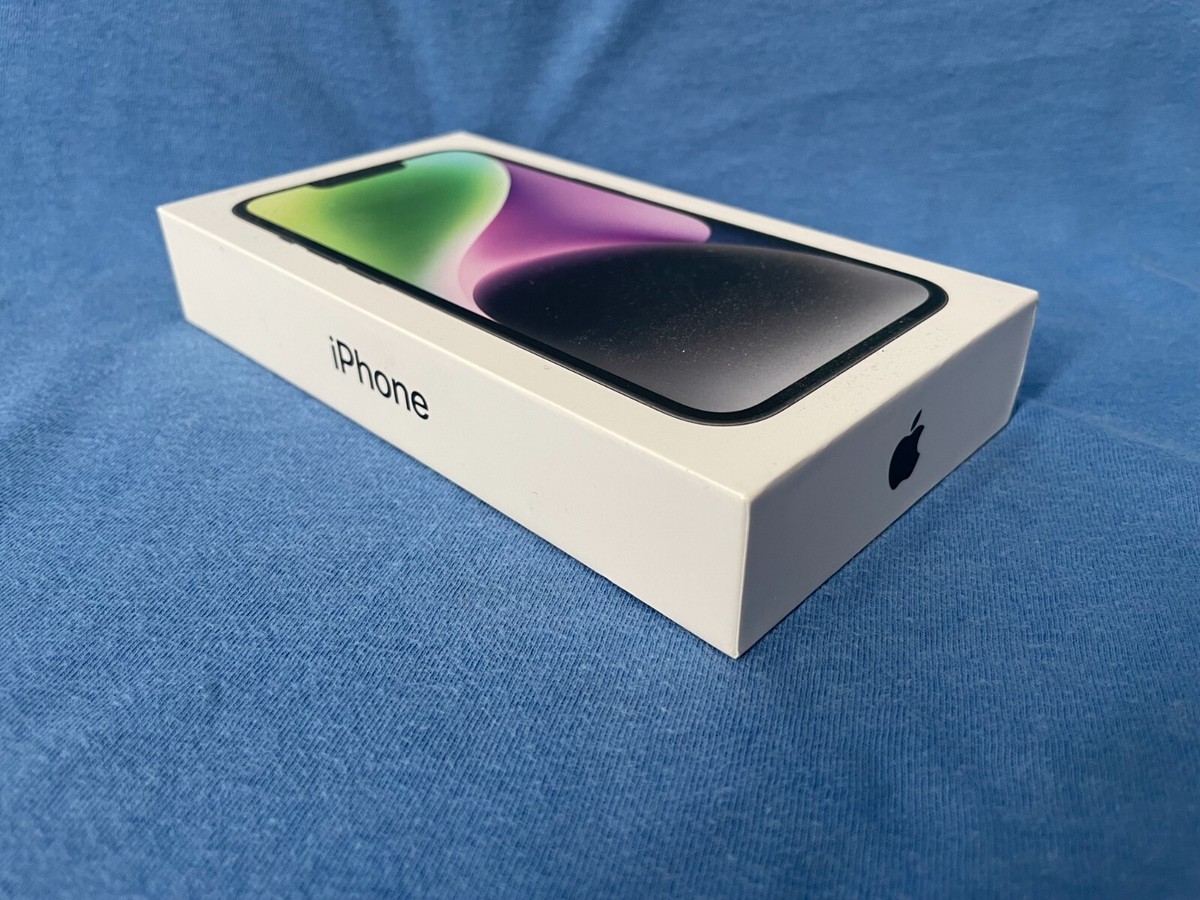 Apple iPhone 14 Midnight 256GB EMPTY BOX Only Incl. Decal User