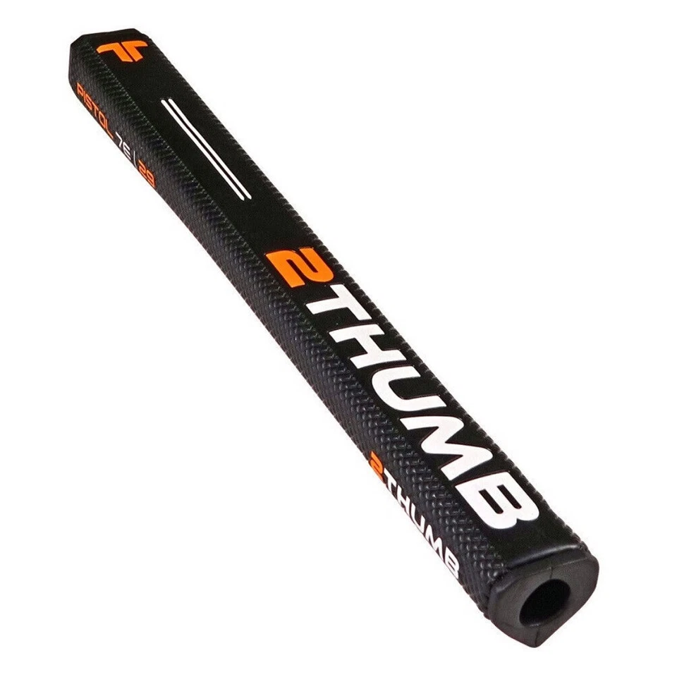 2Thumb Golf Puttergriff - Pistole 7E 29 schwarz - Ersatzgriff + GRATIS Band