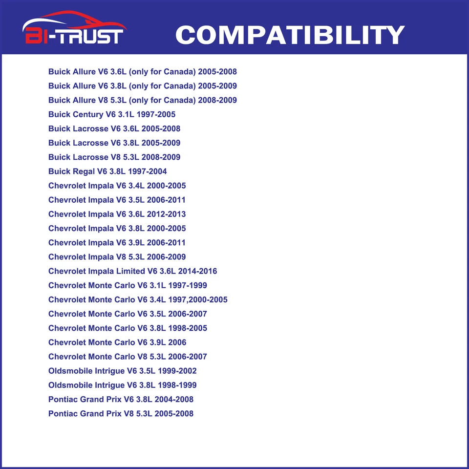 Filtro de aire de cabina CF8392A para Chevrolet Impala 2000-2013 Monte Carlo 1997-2007 Foto 4 de 4