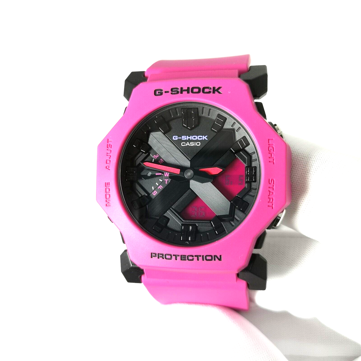 CASIO G-SHOCK GA-2300-4AJF Black Pink Unisex Watch New in Box | eBay