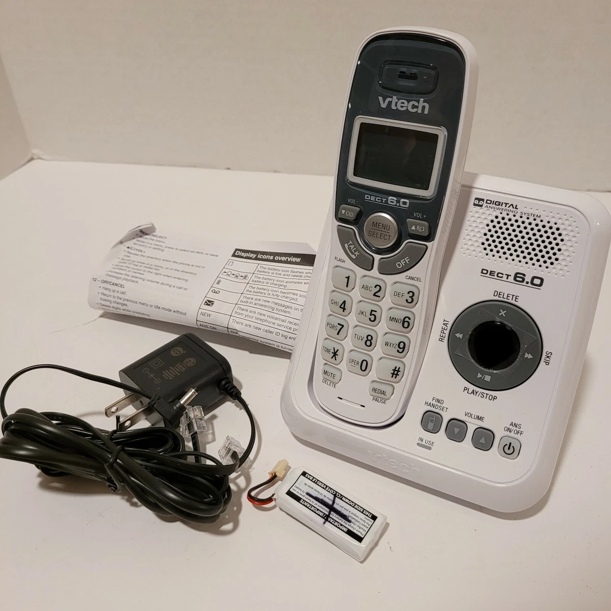 VTech CS6124 DECT Cordless Phone With Answering System And, 50 OFF