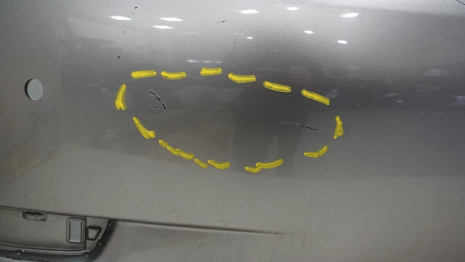 2013-2015 LEXUS ES350 ES 300H REAR BUMPER COVER PANEL OEM - Image 3 of 4