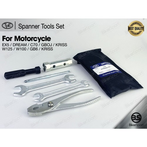Spanner Tools Kit Genuine Spare Part Set Motorcycle C70 GBO 6 in 1 Wave 100 - Picture 2 of 8