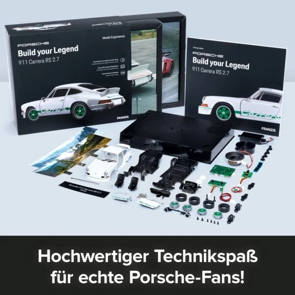 Porsche 911 Carrera RS 2.7 Modellauto Modellbau Build your Legend Franzis Verlag - Bild 4 von 4