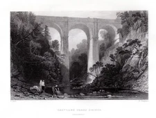 CARTLAND CRAGS  BRIDGE LANARK Kirkfield Bank Telford SCOTLAND