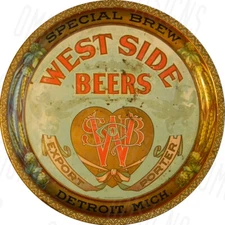 Vintage West Side Beers Ad Reproduction Metal Sign FREE SHIPPING