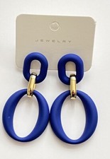 Fashion Colourful Elegant Stud 60S Style Teardrop Acrylic Earrings